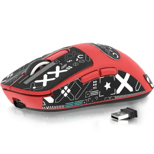 ATTACK SHARK X3 Wireless Gaming Mouse PAW3395 Superlight - Red
