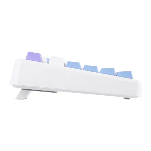AULA F75 MAX Wireless Mechanical Keyboard, TFT Screen and Knob, 75% Gasket Hot Swappable Custom Keyboard - White Blue - LEOBOG Reaper Switch - Image 6