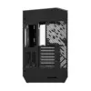 darkFlash DY470 Tempered Glass ATX PC Case, Three-sided Glass Panel View, 2x USB 3.0, 1x Gen 2 Type-C, Horizontal and Vertical PCIE Slots, Dual 360mm Radiators Support, Back-connect Motherboard Compatible - Black - Image 6