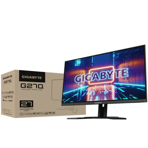 Gigabyte G27Q EK QHD 144Hz 27" IPS Gaming Monitor, 1ms (MPRT), VESA Display HDR400, Adaptive-Sync/FreeSync Premium, 2x HDMI 2.0/1x Displayport 1.2 - Image 7