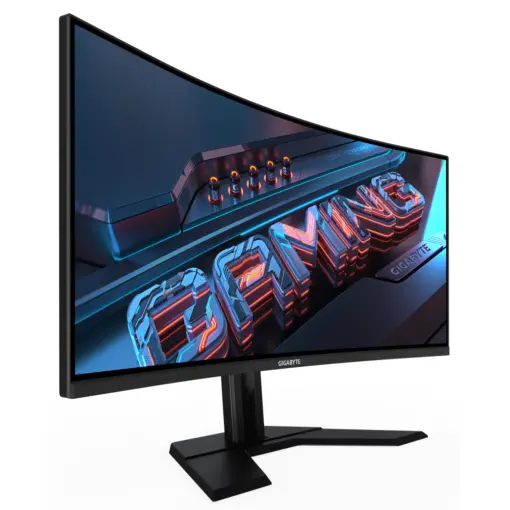 Gigabyte G34WQCP-EK WQHD 180Hz 34" VA Curved Gaming Monitor, 1500R, 1ms (MPRT), VESA Display HDR400, Adaptive-Sync/FreeSync Premium, 2x HDMI 2.0/2x Displayport 1.4 - Image 5