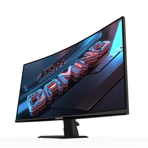 Gigabyte GS27FC FHD 180Hz 27" VA Curved Gaming Monitor, 1500R, 1ms (MPRT), HDR 10, Adaptive-Sync/FreeSync Premium, 2x HDMI 2.0/1x Displayport 1.4 - Image 2