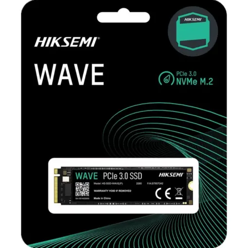 Hiksemi WAVE(P) Consumer M.2 2280 PCIe 3.0 NVMe SSD 3D NAND up to 2500MB/s - 1TB