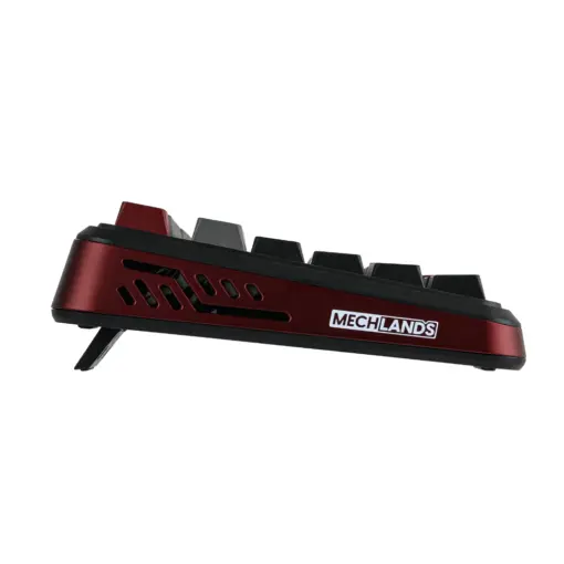 MechLands Vibe75 V2 Wireless Mechanical Keyboard, TFT Screen, 75% Gasket Mounted, Double-shot PBT Keycaps, Hot Swappable, Three-Mode Connectivity – Black – ML Cream Mint Switch - Image 6