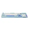 MechLands Vibe99 Wireless Mechanical Keyboard, TFT Screen, 98% Gasket Mounted, Double-shot PBT Keycaps, Hot Swappable, Three-Mode Connectivity – Blue – ML Cream Mint Switch - Image 3