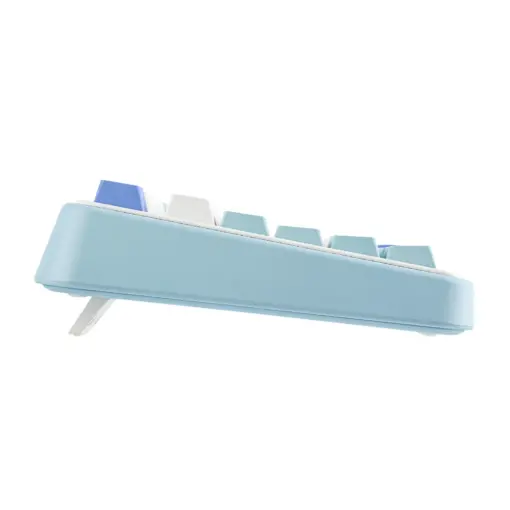 MechLands Vibe99 Wireless Mechanical Keyboard, TFT Screen, 98% Gasket Mounted, Double-shot PBT Keycaps, Hot Swappable, Three-Mode Connectivity – Blue – ML Cream Mint Switch - Image 6