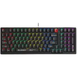 Bloody S98 Mechanical Gaming Keyboard - Red Switches - Bloody Black