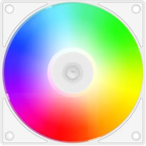 ID-COOLING AS-120-ARGB 120mm Case Fan - White - Image 2