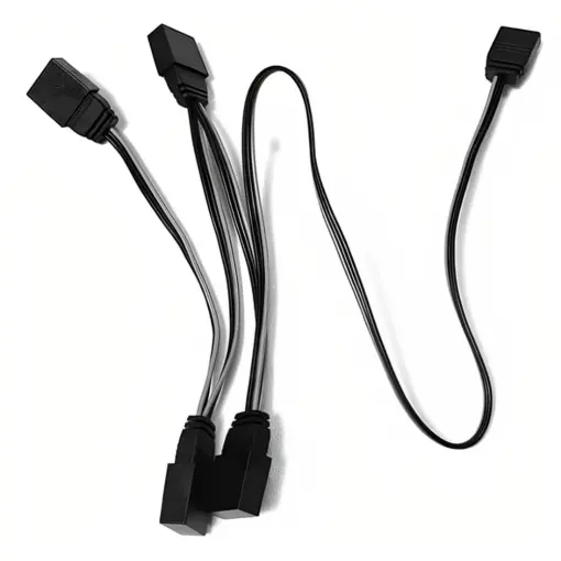 ID-Cooling FS-04 ARGB 5V 3-Pin Splitter Cable, Compatible with Fans, LED strips, Coolers