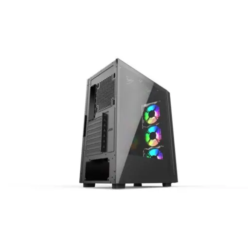 Thunder Gladius TGC-1026-B E-ATX ARGB Gaming Case - 3 ARGB Fans Included - Image 7