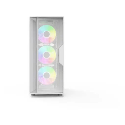 Thunder Gladius TGC-1026-W E-ATX ARGB Gaming Case - 3 ARGB Fans Included - White - Image 3