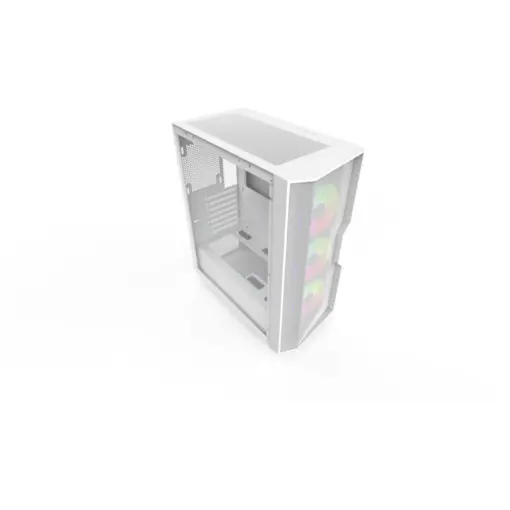 Thunder Gladius TGC-1026-W E-ATX ARGB Gaming Case - 3 ARGB Fans Included - White - Image 6