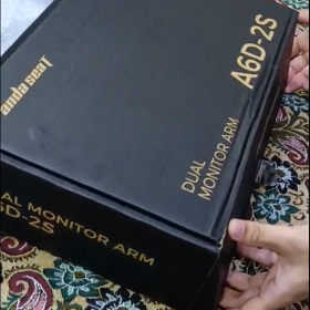 AndaSeat AD-W-A6D-2S Stealth II Duo A6D-2S Ergonomic Monitor Arm - Black photo review