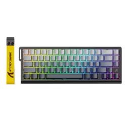 ATTACK SHARK X68 HE 60% Wired Gaming Keyboard Rapid Trigger - Black Gradient