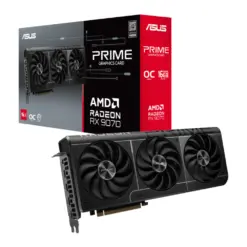 ASUS PRIME Radeon RX 9070 16GB GDDR6 OC Gaming Graphics Card