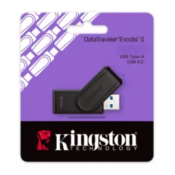 Kingston DataTraveler Exodia S USB 3.2 Gen 1 Flash Drive, DTXS/64GB, Read Speed Up to 100MB/s