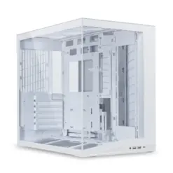 LIAN LI O11D MINI V2 Compact ATX Mid-Tower PC Case, Panoramic View, High-Performance Airflow, Supports up to 360mm Top Radiator, Cable Management - White