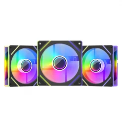 1STPLAYER FC7 120mm Infinity ARGB Case Fan, 3-Pack - Black