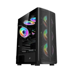 1STPLAYER X4 ATX Mid-Tower PC Gaming Case - Black