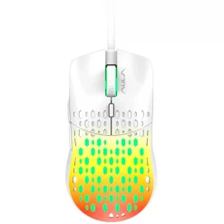 AULA S11Pro 6 Keys Wired Gaming Mouse - Orange/White