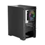 1STPLAYER Go2 Micro-ATX Mid-Tower PC Gaming Case - Black - Image 4