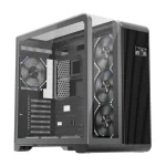 1STPLAYER RT7 ATX Mid-Tower PC Gaming Case, Pre-installed 4x ARGB Fans - Black