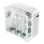 1STPLAYER RT7 ATX Mid-Tower PC Gaming Case - White - Image 2