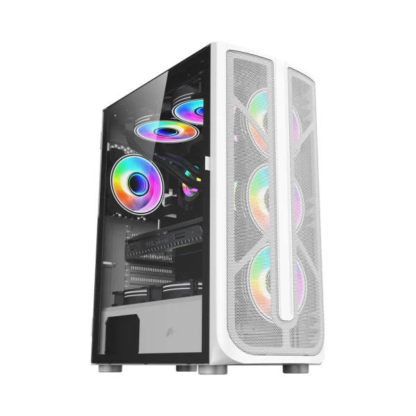 1STPLAYER X4 ATX Mid-Tower PC Gaming Case - White