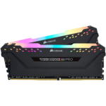 Corsair VENGEANCE RGB PRO 32GB (2x16GB) DDR4 3600Mhz C18 AMD Optimized Memory – Black