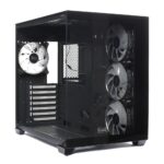 EASE EC124B Tempered Glass Gaming Case-Black - 4 ARGB Fans Pre-Installed