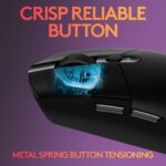 Logitech G305 LIGHTSPEED Wireless Gaming Mouse, Hero 12K Sensor, 12,000 DPI, Lightweight, 6 Programmable Buttons, 250h Battery Life, On-Board Memory, PC/Mac - Black - Image 3