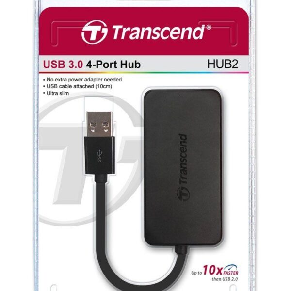 Transcend TS-HUB2K Information SuperSpeed USB 3.0 4-Port Hub
