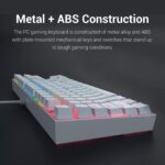 Redragon Kumara K552 (Blue Switches) Tenkeyless RGB Mechanical Gaming Keyboard - White - Image 4