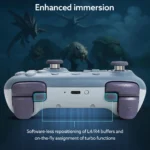 8Bitdo Ultimate 2C Wireless Controller for Windows PC and Android, with 1000 Hz Polling Rate, Hall Effect Joysticks and Triggers, and Remappable L4/R4 Bumpers - Blueberry - Image 2