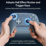 8Bitdo Ultimate 2C Wireless Controller for Windows PC and Android, with 1000 Hz Polling Rate, Hall Effect Joysticks and Triggers, and Remappable L4/R4 Bumpers - Blueberry - Image 4