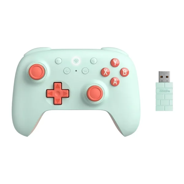 8Bitdo Ultimate 2C Wireless Controller for Windows PC and Android, with 1000 Hz Polling Rate, Hall Effect Joysticks and Triggers, and Remappable L4/R4 Bumpers - Mint