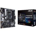 ASUS Prime B450M-A II D4 AM4 Micro-ATX Motherboard