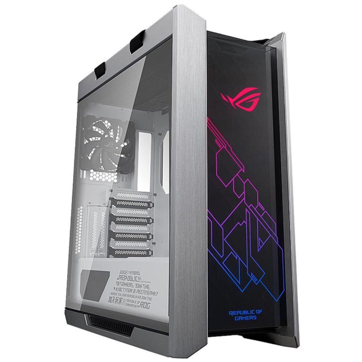ASUS ROG Strix Helios GX601 RGB Mid-Tower Computer Case - White - Image 2