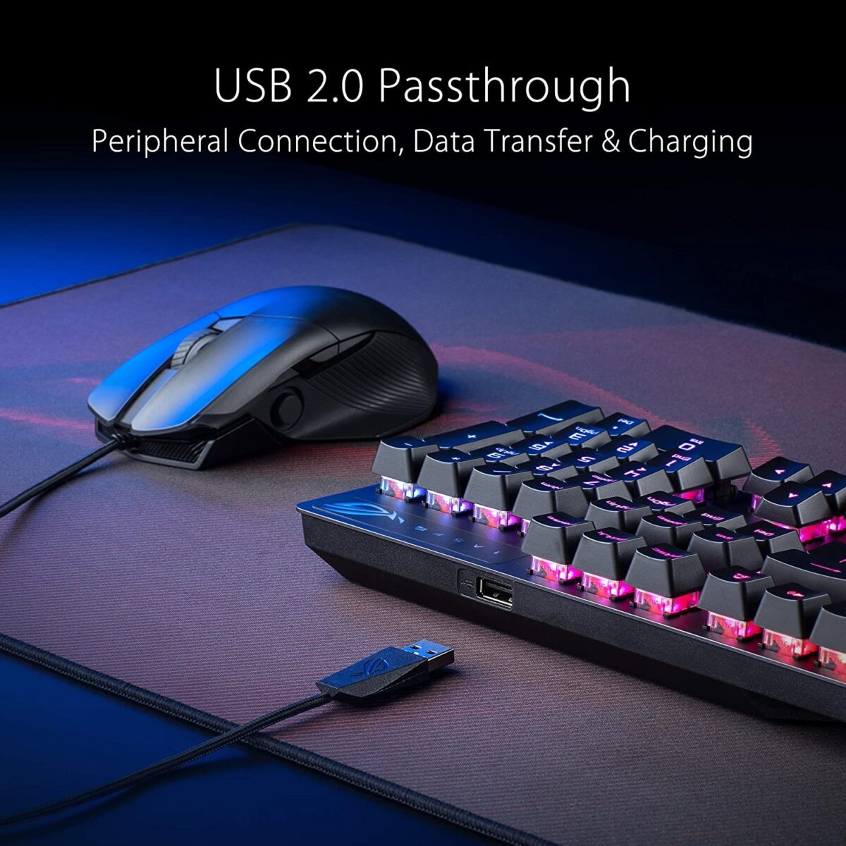 ASUS ROG Strix Scope RX Red Optical Switches Mechanical Gaming Keyboard - Image 5