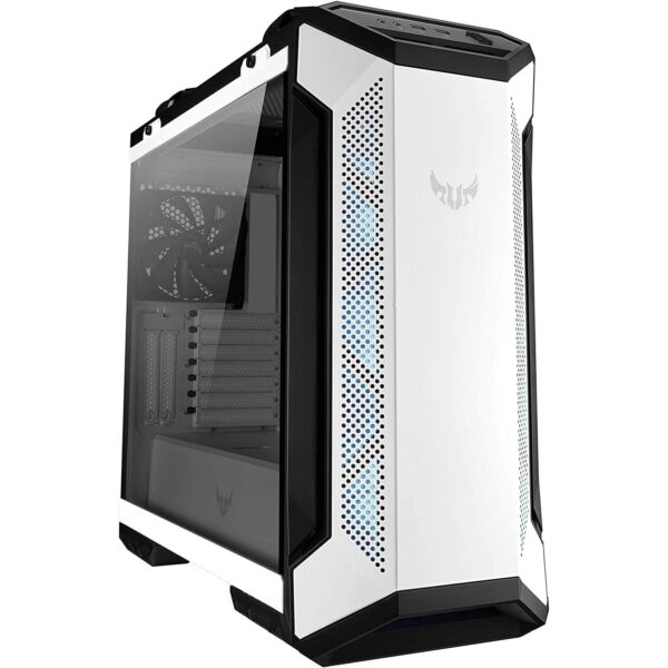 ASUS TUF GAMING GT501 Mid-Tower RGB Gaming Case - White
