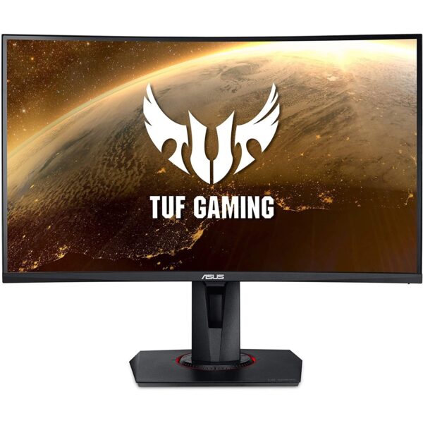 ASUS TUF Gaming VG27VQ 27in Curved Monitor, 1080P Full HD, 165Hz (Supports 144Hz), Freesync, 1ms, Extreme Low Motion Blur, Eye Care, DisplayPort HDMI