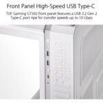 ASUS TUF Gaming GT502 ATX Mid Tower Gaming Case – White - Image 2