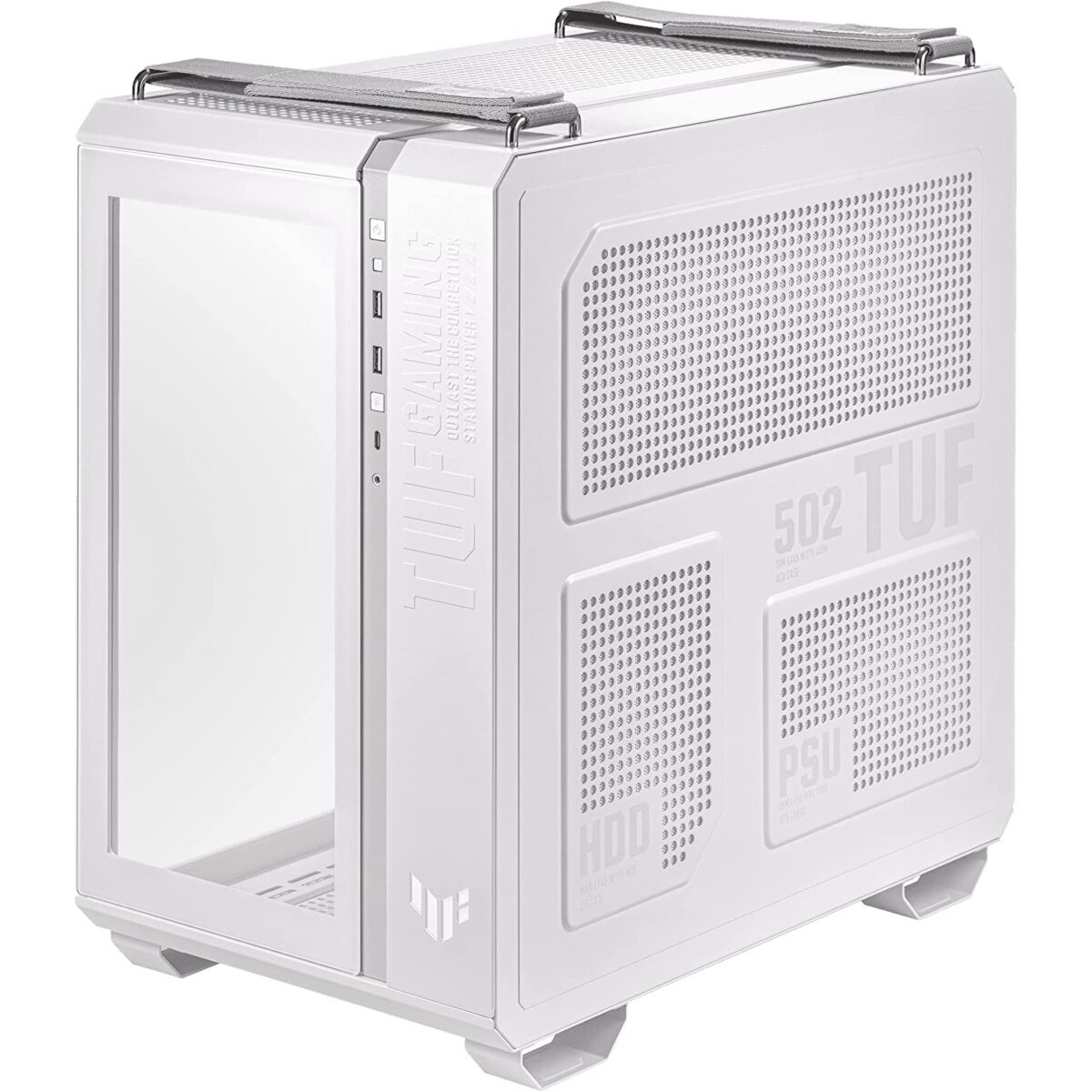 ASUS TUF Gaming GT502 ATX Mid Tower Gaming Case – White - Image 6