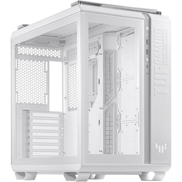 ASUS TUF Gaming GT502 ATX Mid Tower Gaming Case – White