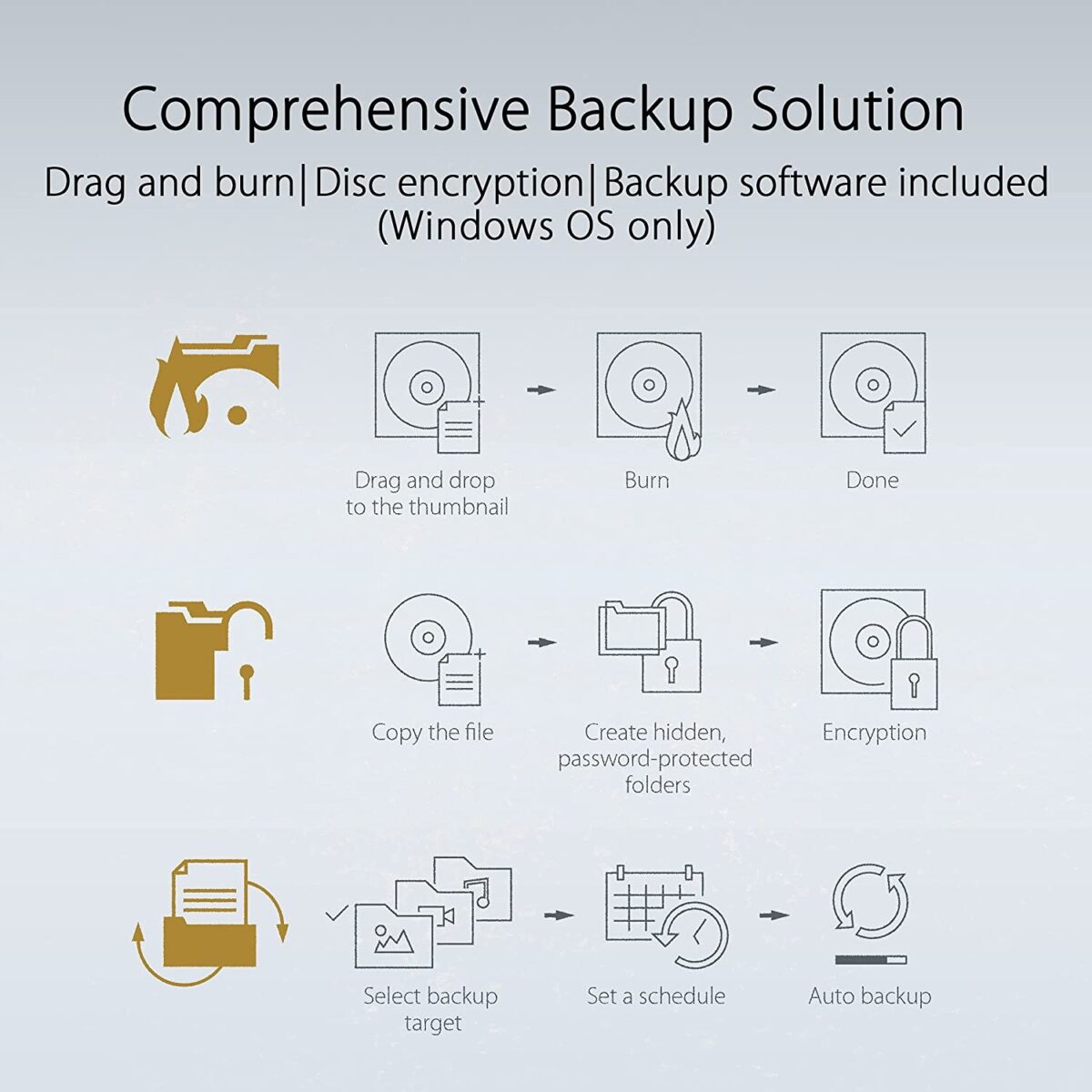 ASUS ZenDrive SDRW-08U8M-U Ultra Slim External DVD Drive & Writer - Image 6