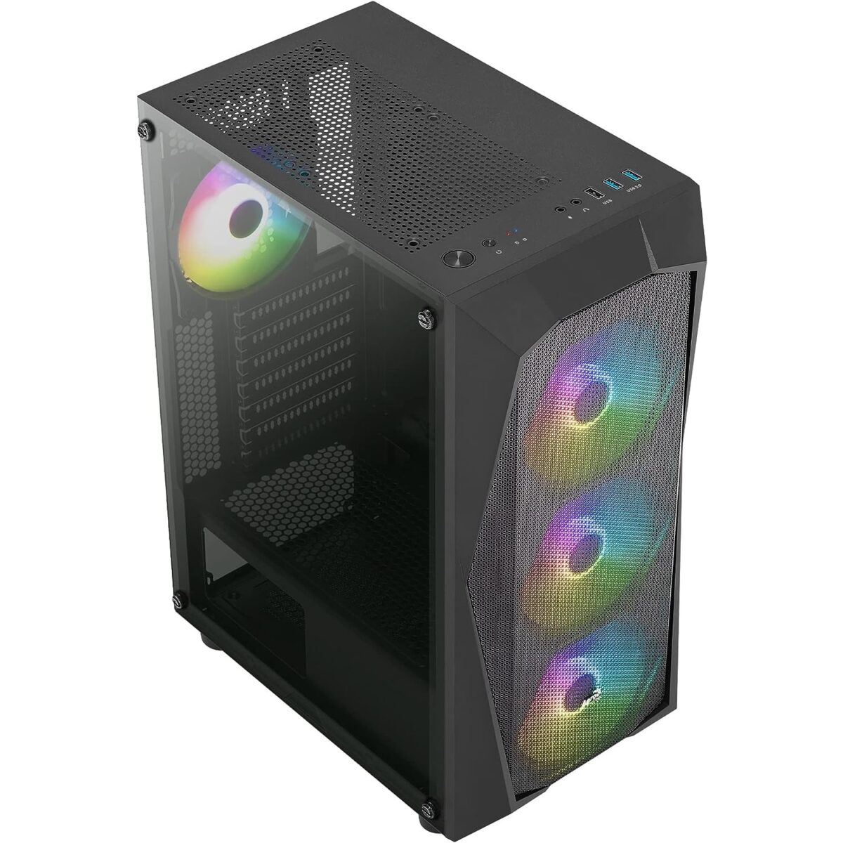 Aerocool FALCON Tempered Glass ATX Mid Tower Gaming Case - Image 2