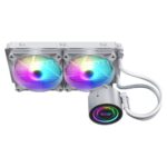 darkFlash Twister DX240 ARGB All-in-One 240mm Liquid CPU Cooler - White - Image 3