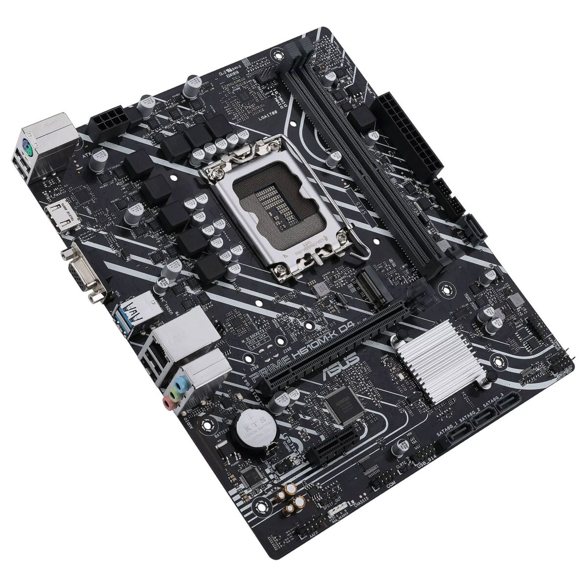 ASUS Prime H610M-K D4 Intel LGA 1700 Micro ATX DDR4 Motherboard - Image 2