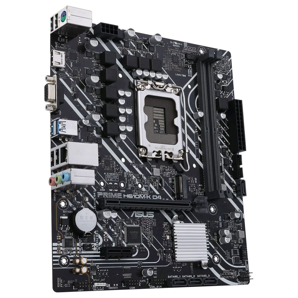 ASUS Prime H610M-K D4 Intel LGA 1700 Micro ATX DDR4 Motherboard - Image 4