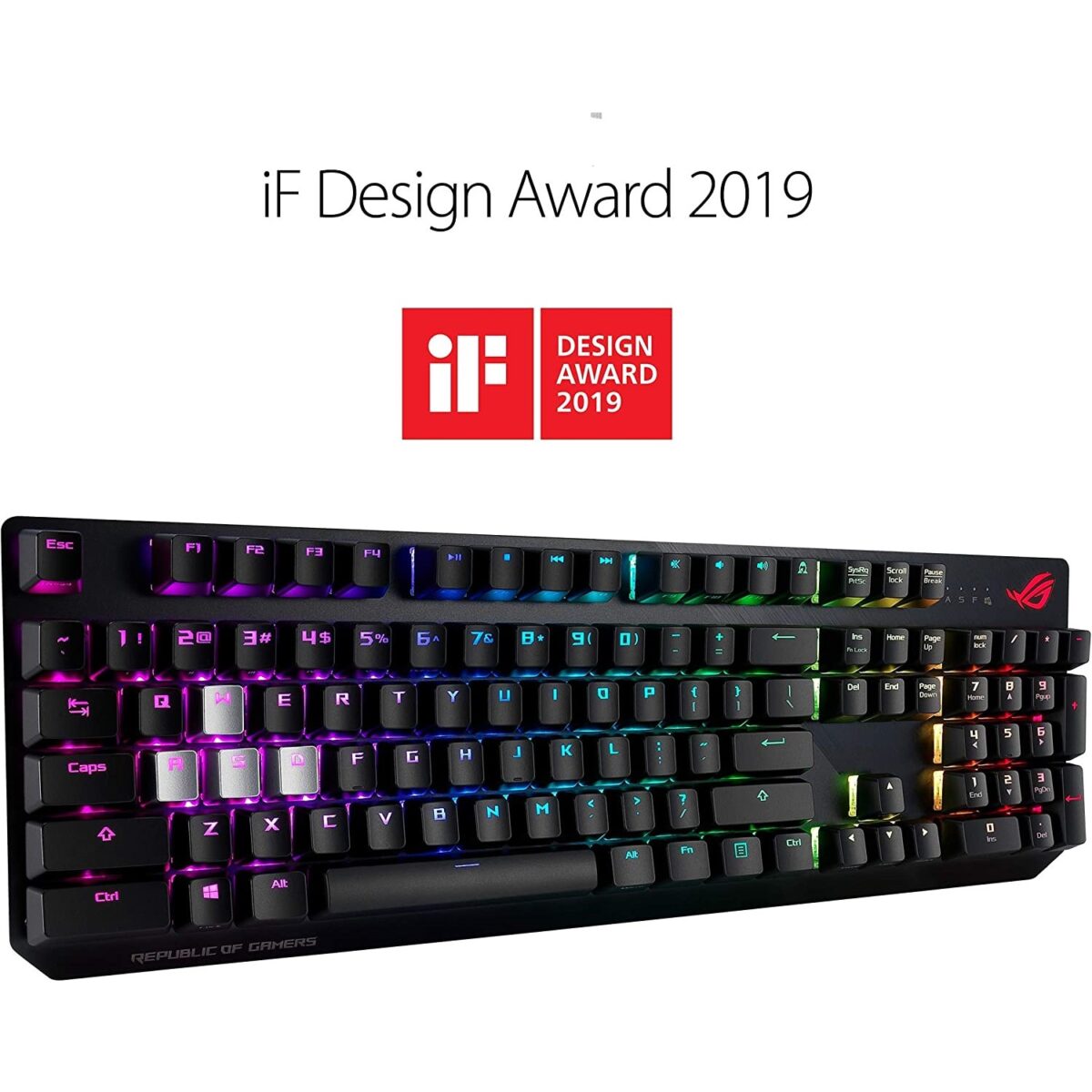 ASUS ROG Strix Scope NX Cherry MX Red Switches Wireless Deluxe Mechanical Keyboard - Image 3
